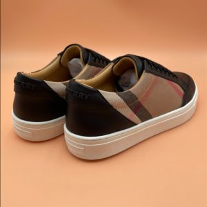 Burberry House Check and Leather Sneakers - BS07