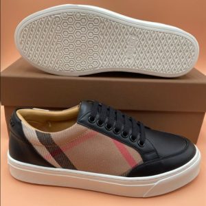 Burberry House Check and Leather Sneakers - BS07