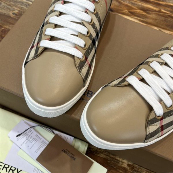 Burberry Vintage Check and Leather Sneakers - BS08