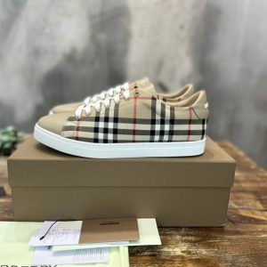 Burberry Vintage Check and Leather Sneakers - BS08