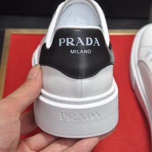 Prada Macro Leather Sneakers