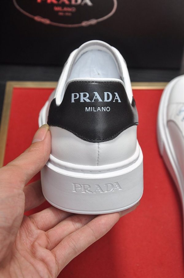 Prada Macro Leather Sneakers