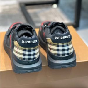 Burberry Leather, Nylon and Vintage Check Sneakers – BS21