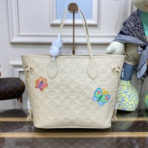 LV x YK Neverfull MM Tote Bags - L04