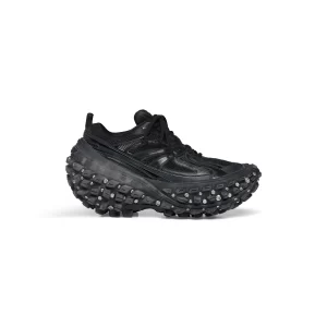 Balenciaga Bouncer Screw Sneaker In Black Mesh and Nylon - GS37