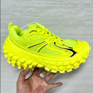 Balenciaga Bouncer Sneaker In Neon Yellow - GS36