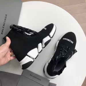 Balenciaga Speed 2.0 Lace-Up Sneaker in Black- GS49