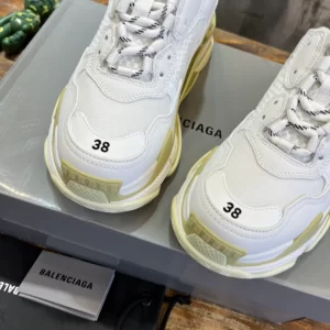 Balenciaga Triple S Mule in White - GS54