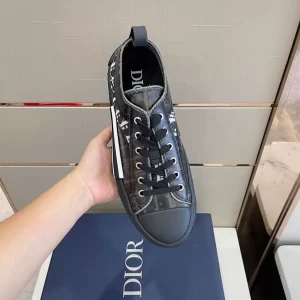 Dior B23 Low-Top Sneaker In Black - DS24