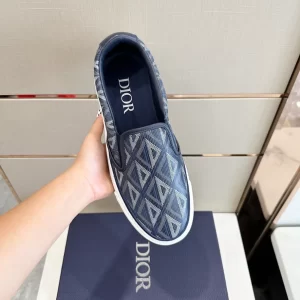 Dior B101 Slip-On Sneaker In Navy Blue - DS32