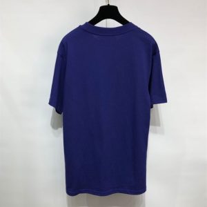 Gucci Cotton Jersey T-Shirt With Gucci Mirror Print In Blue - GT17