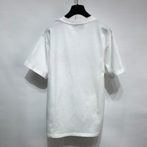 Gucci Cotton Jersey T-Shirt With Gucci Mirror Print In White - GT18