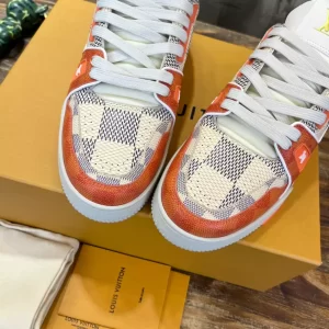 Louis Vuitton Trainer Sneaker In Orange - LS66