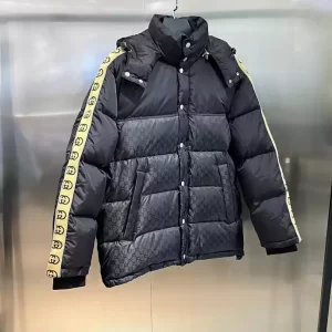 GG Jacquard Nylon Quilted Coat - GK10