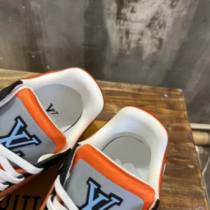 Louis Vuitton Trainer Sneaker In Orange - LS84