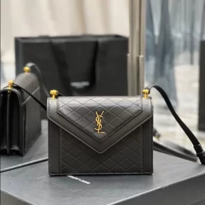 Saint Laurent Gaby Mini Satchel in Quilted Lambskin - YSL49