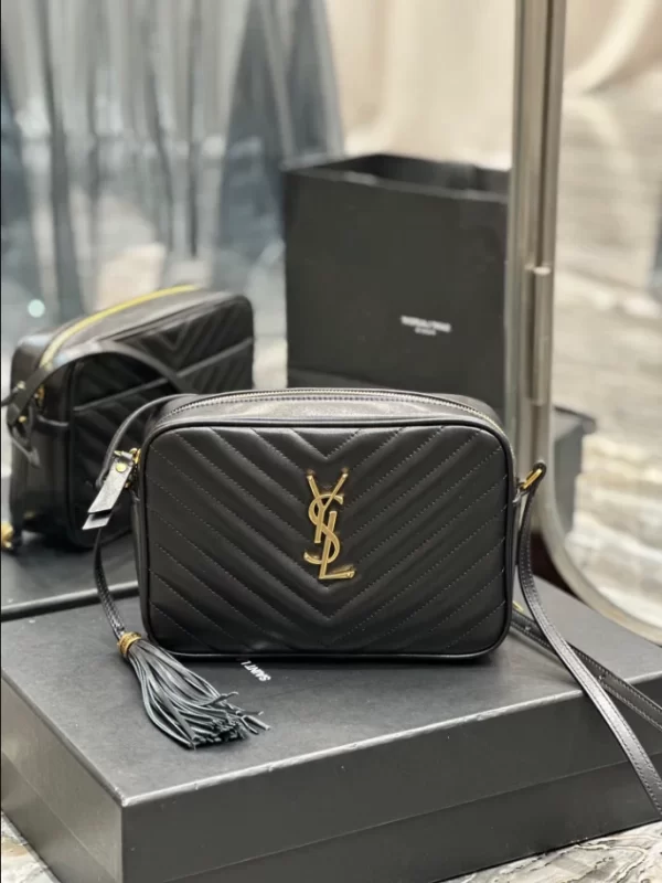 Saint Laurent Lou in Quilted Leather Camera Bag - YSL03