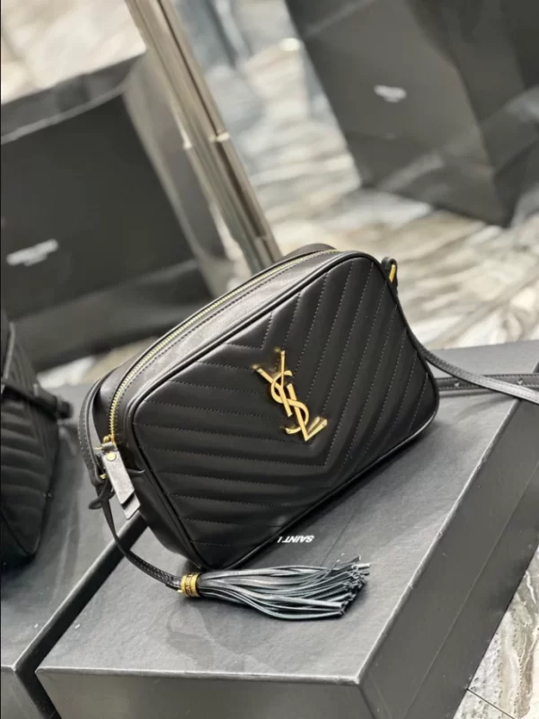 Saint Laurent Lou in Quilted Leather Camera Bag - YSL03