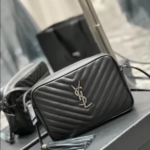 Saint Laurent Lou in Quilted Leather Camera Bag - YSL06