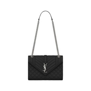 Saint Laurent Medium Envelope in Matelassé Lambskin Bag - YSL35