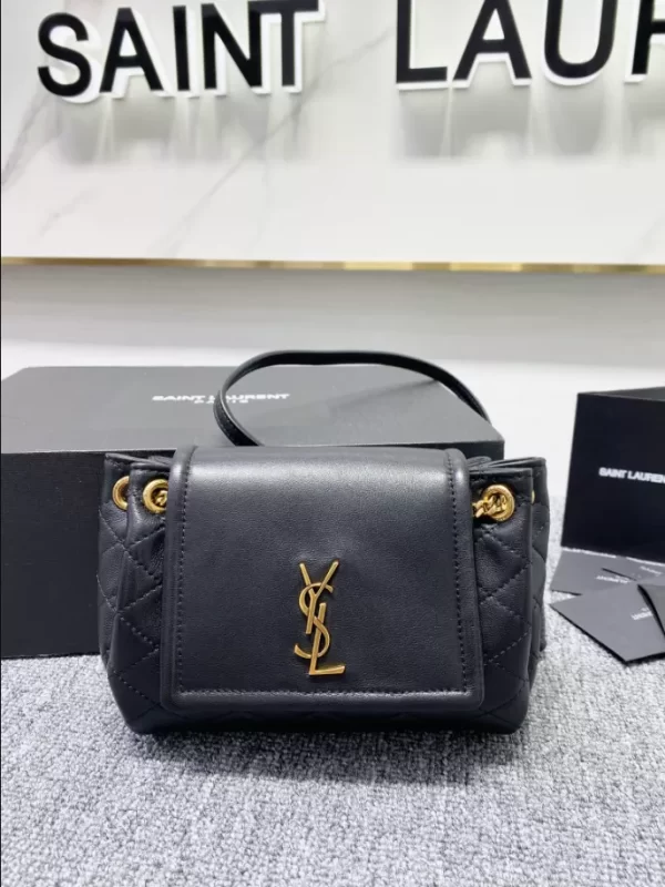 Saint Laurent Mini Nolita Lambskin Bag - YSL39