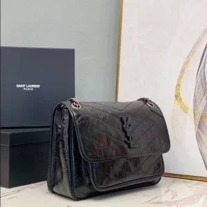 Saint Laurent Niki Medium In Vintage Leather Bag - YSL25