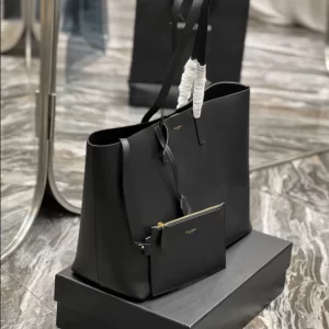 Saint Laurent Shopping Saint Laurent Leather Tote Bag - YST03