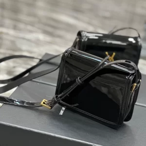 Saint Laurent Solferino Small Satchel in Lacquered Patent Leather - YSL47