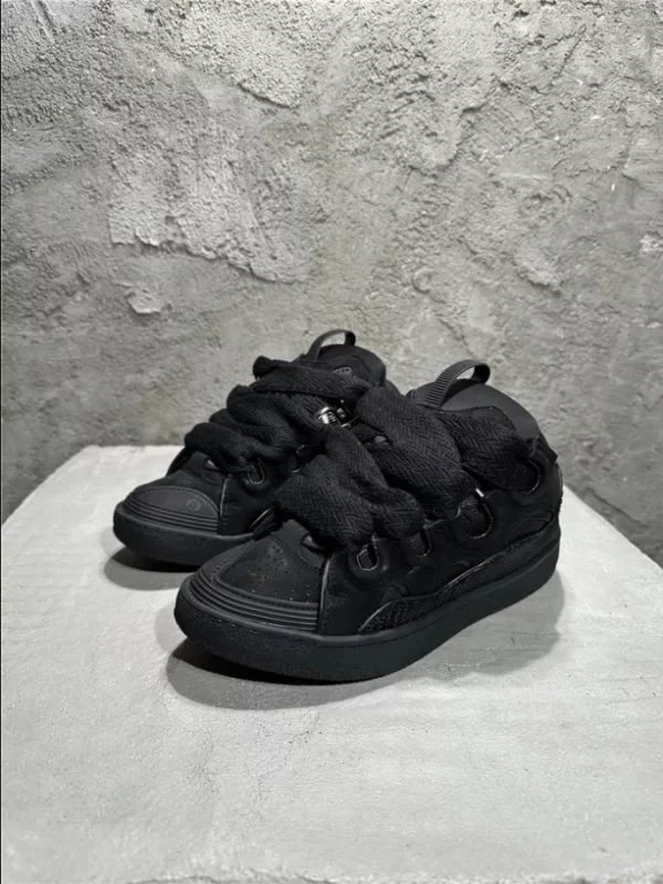 Lanvin Curb Chunky Sneakers in Black