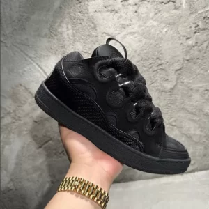 Lanvin Curb Chunky Sneakers in Black