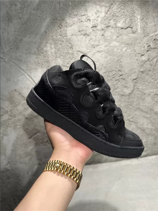 Lanvin Curb Chunky Sneakers in Black