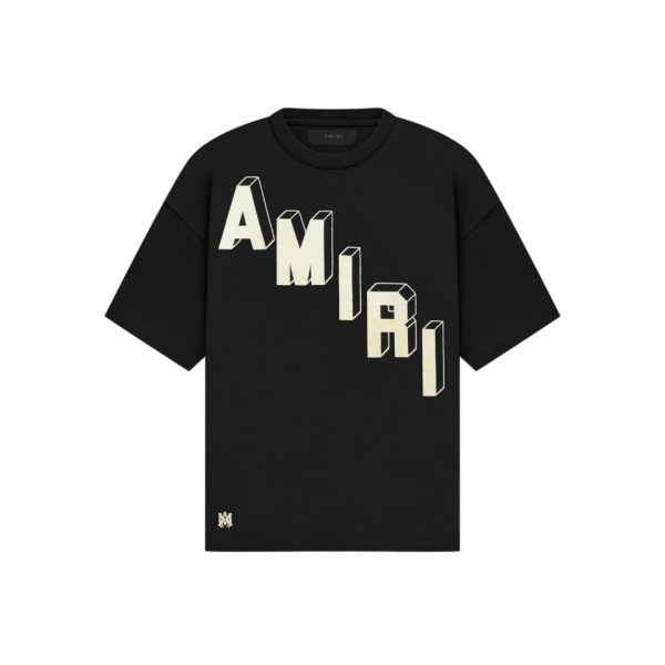 Amiri Flocked Hockey Skater Tee - AT03