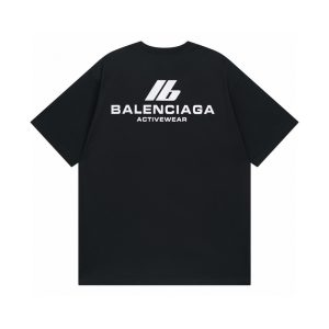 Balenciaga Logo Printed Crewneck T-Shirt - BT03