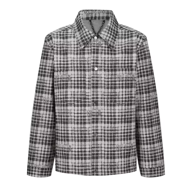 Louis Vuitton Checked Denim Overshirt