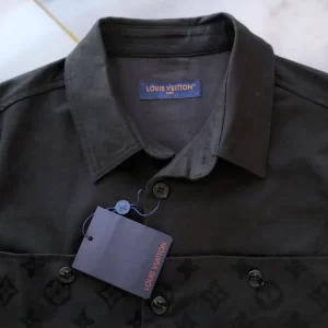 Louis Vuitton Flocked Casual Cotton Overshirt