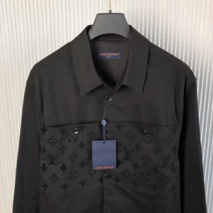 Louis Vuitton Flocked Casual Cotton Overshirt