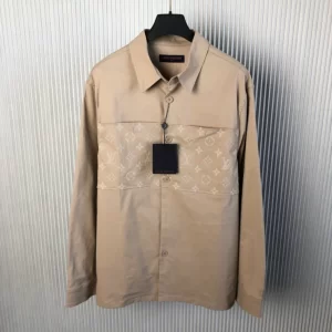 Louis Vuitton Flocked Casual Cotton Overshirt