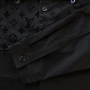 Louis Vuitton Flocked Casual Cotton Overshirt