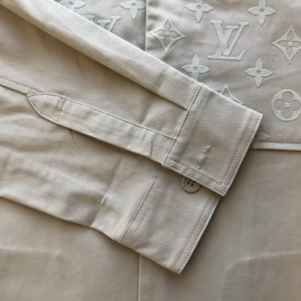 Louis Vuitton Flocked Casual Cotton Overshirt