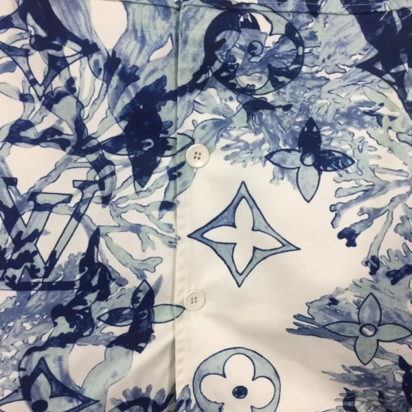 Louis Vuitton Printed Cotton Overshirt