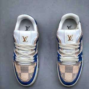 Louis Vuitton Trainer Sneaker In Blue- LS150