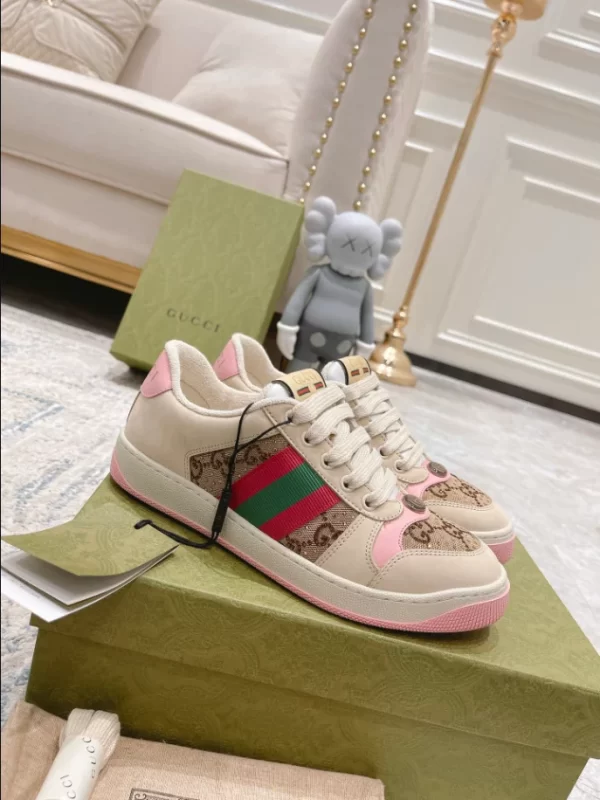 Gucci Screener Sneakers With Crystals - CS73