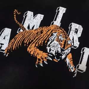 Amiri - T-shirt Black Vintage Tiger