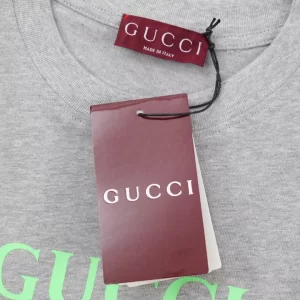 Cotton Jersey T-Shirt With Gucci Print - GT38