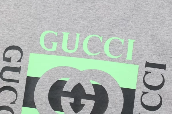 Cotton Jersey T-Shirt With Gucci Print - GT38