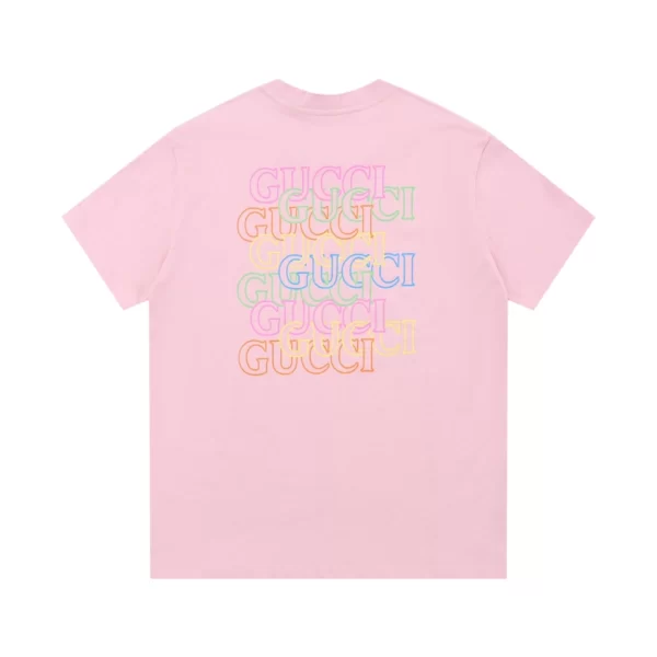 Cotton Jersey T-Shirt With Gucci Print - GT42