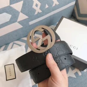 Gucci Signature Leather Belt - GB06