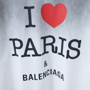 Balenciaga I Love Paris & Balenciaga T-shirt - BT33