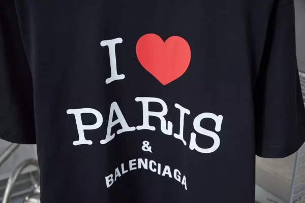 Balenciaga I Love Paris & Balenciaga T-shirt - BT34