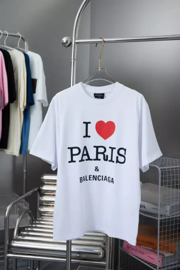 Balenciaga I Love Paris & Balenciaga T-shirt - BT35